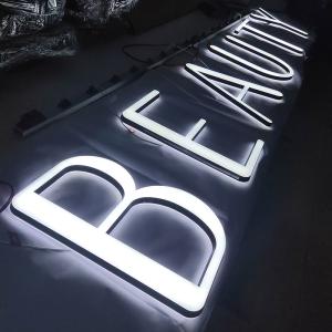 Cheap Custom Store Front Lighting Led Acrylic Letter Signage Led Light Sign Board 3D Mini Channel Letters Sign for sale