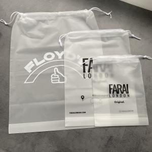Custom Large Eco Friendly Drawstring Bag Plastic Frosted Bags Packaging Poly Bag