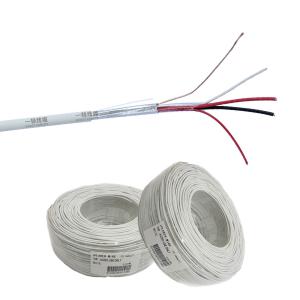 Exactcables 4x24AWG Solid Alarm Cable Security Cable with PVC Jacket Bare Copper