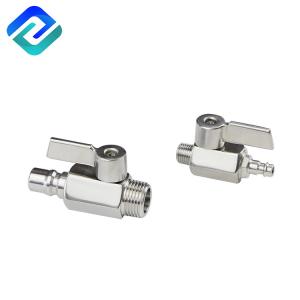 Stainless Steel Floating Hose Barb Mini Casting Ball Valve