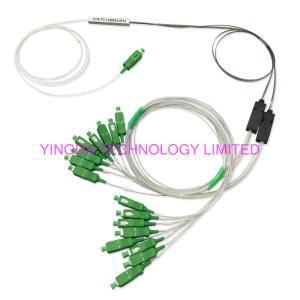 1x16 Fiber Optic PLC Splitter Planar Lightwave Circuit Splitter