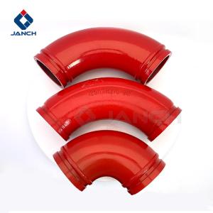 PM DN125 Two Layer Concrete Pump Pipe Bend Pipe Elbow For Boom Truck