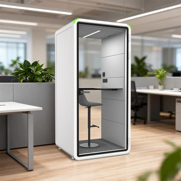 STC30dB Sound Insulation Soundproof Booth with 4000K Natural Light and 100-240V