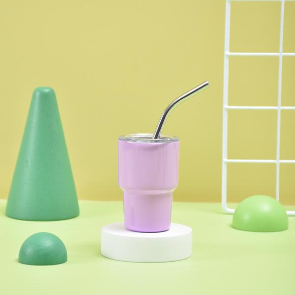 Quality Cute Shot Glasses With Straw 2 Oz , Mini Shot Tumbler With Lid And Straw , Kawaii Insulated Tumblers For Espresso Coffee Spirits Cute Stuff Funny Gifts wholesale