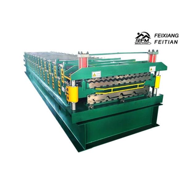 Quality Double Deck Roll Forming Machine , Color Steel Sheet Metal Roofing Machine wholesale