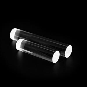 Cheap 1 - 150mm OD Silica Glass Rod , Clear / Transparent Fused Quartz Rod for sale