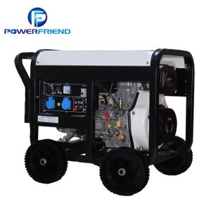 6 Kw Open Type Air Cooled Diesel Powered Portable Generator With 192FAGE Engine