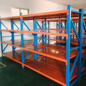 Customized Warehouse Shelving Storage Rack Boltless / Rivet Design
