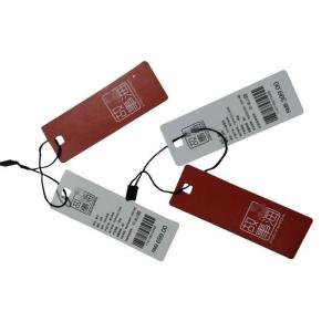 Offset Printing White Cardboard Hang Tag Printing Embossing Glossy Lamination