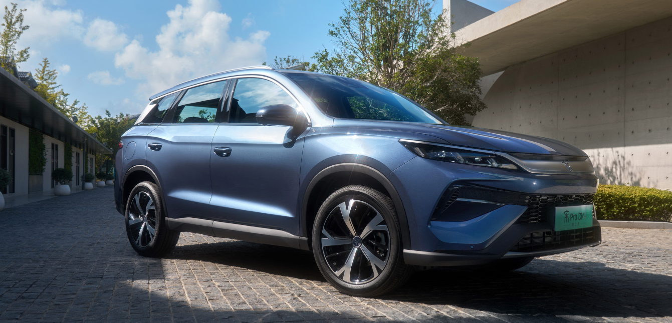 China Ride-Hailing Vehicle Passenger Car Rental Vehicle BYD Song Pro DM-i 110KM Navigation Honor Edition on sale