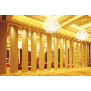 Soundproof Decorative Movable Multi - Function Room Partition Wall With Aluminum Frame