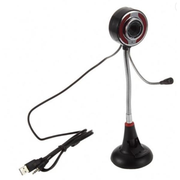 USB Flexible Gooseneck Tube Webcam Mount With Microphone Mic Cam Camera 58*250