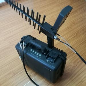 Low RF Power Handheld Drone Jammer 41X32X17cm 2km Jamming Distance