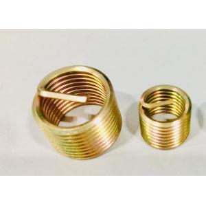 M10 M16 Carbon steel Wire Thread Insert Yellow finishing Customized Blue metal