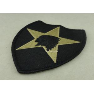 USA Military Personalised Embroidered Badges , Embroidery Custom Cloth Patches