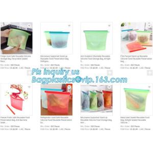 Reusable Leakproof Zipper Preservation Airtight sandwich k Cooking Fresh Zip