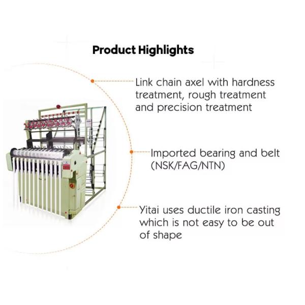 Shuttleless Loom Machine Belt Weaving Needle Loom for Jumbo Bag Tape Textile Industry