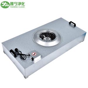 Laminar Flow Clean Room Ceiling FFU Fan Filter Unit Low Vibration Maintenance