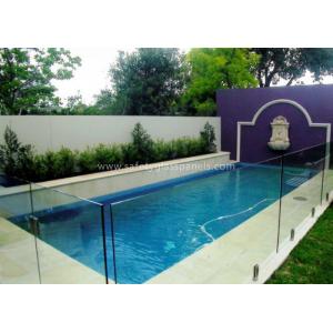 Brown 10mm Frameless Swimming Pool Glass Fence With Thermal Resistant