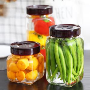 Borosilicate 1250ML 1550ml Jam Pickle Sealable Glass Jars