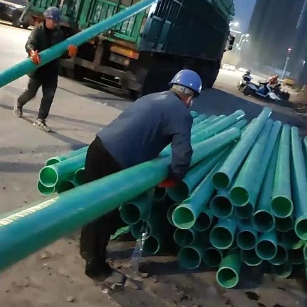 High Temperature Resistant Fiber Reinforced Polymer Pipe Manufactured By Filament Winding Method