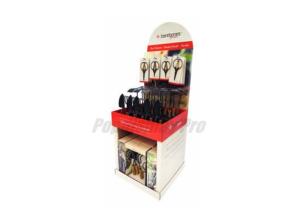 Gardening Scissors Retail Shipper Display End Cap Displays With Hooks Header