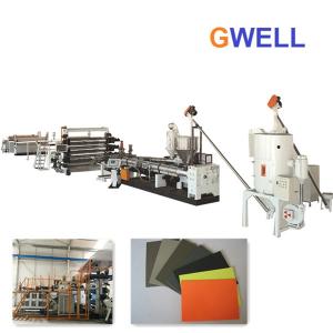 Cheap PP PE ABS PVDF Cabinet Board Extrusion Line 600kg H for sale