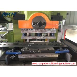Unistrut Channel Roll Forming Machine , U Shape Shelf Panel Roll Forming Machine