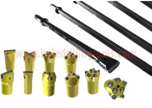 Carbon Steel Mining Drill Rod Anti Corrosion , Mining Hexagonal Shank Rod