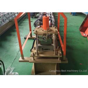 Touch Screen Operate Shutter Door Roll Forming Machine PLC Control 5.5m X 1m X 1