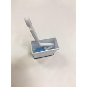 V Type Plastic Curved Toilet Cleaner Brush Corner Rim Small Clean Brush