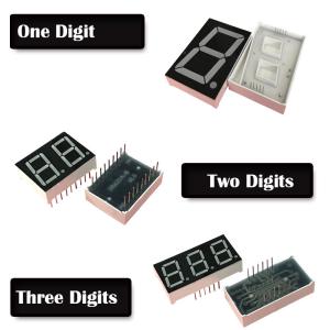 0.28" To 4" 7 Segment LED Display , 1 To 6 Digits Segment LED Display
