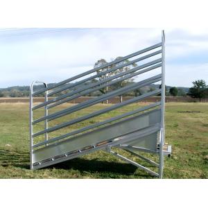 3.2M Hot Dipped Galvanized Cattle Fencing Loading Ramp Adjustable Livestock