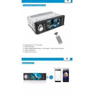 4.3 Inch Display 1 Din Car Stereo With Sat Nav MP5 USB SD Card Car Audio Radio