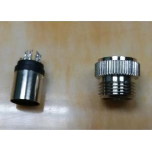 MINI DIN 6P Female connector with shell