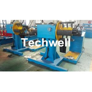 China Manual / Passive Type Uncoiler Machine With Rotary Double Head Mandrel For Supporting The Coil Strip on sale