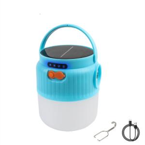 Type C Super Fast Charge 20w Camping Light Solar Rechargeable 4 Gears