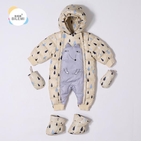 Quality Wholesale Buy 12M 18M 24M Designer Boy Girl Clearance Down Filled Warmest Best Baby Toddler Snowsuit With Hood wholesale