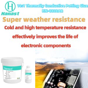 Two-Part Silicone Potting Compound HN-8808 - 10:1 Ratio for Electronics