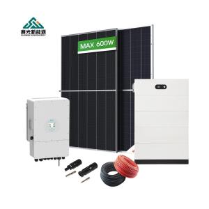 Roof Mounting 15kw Solar Energy System With Deye Growatt Afore Inverter