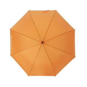 Conventional Orange Windproof Patio Umbrella With 190T Pongee Fabric Plastic