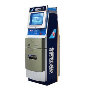 China Transportation Card Ticket Self Service Kiosk Airport Machine on sale