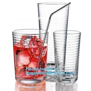 Eco-friendly reusable metal drinking straw stainless steel straw set with brush