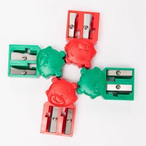 China Bear Shape Double Hole Funny Pencil Sharpner For Kids on sale