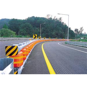 EVA PU Material Traffic Safety Roller Barrier Highway Rotary Crash