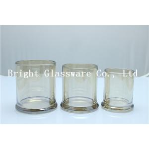 Colored glass decorative glass candle jar for fragrant candles