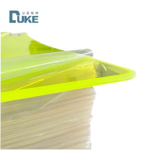 Fluorescent Neon Translucent Green Color Cast Acrylic Plexiglass Sheet For