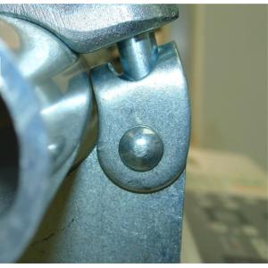 Scaffolding Board Retained Swivel Coupler / Steel Material Forged Scaffolding