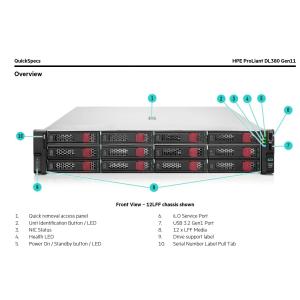 Super Quality HPE ProLiant DL380 Gen11 In Tel Xeon Processor 2u Rack Server 3.1