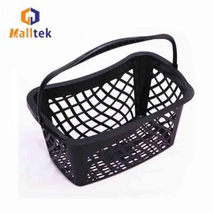 Design Single Handle Plastic Hand Basket For Supermarket HDPP Shopping Basket